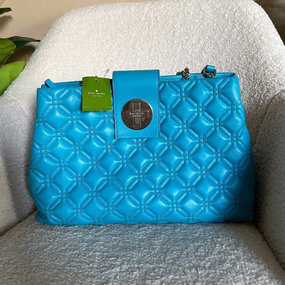 Kate Spade Elena Astor Court Deep Turquoise NWT